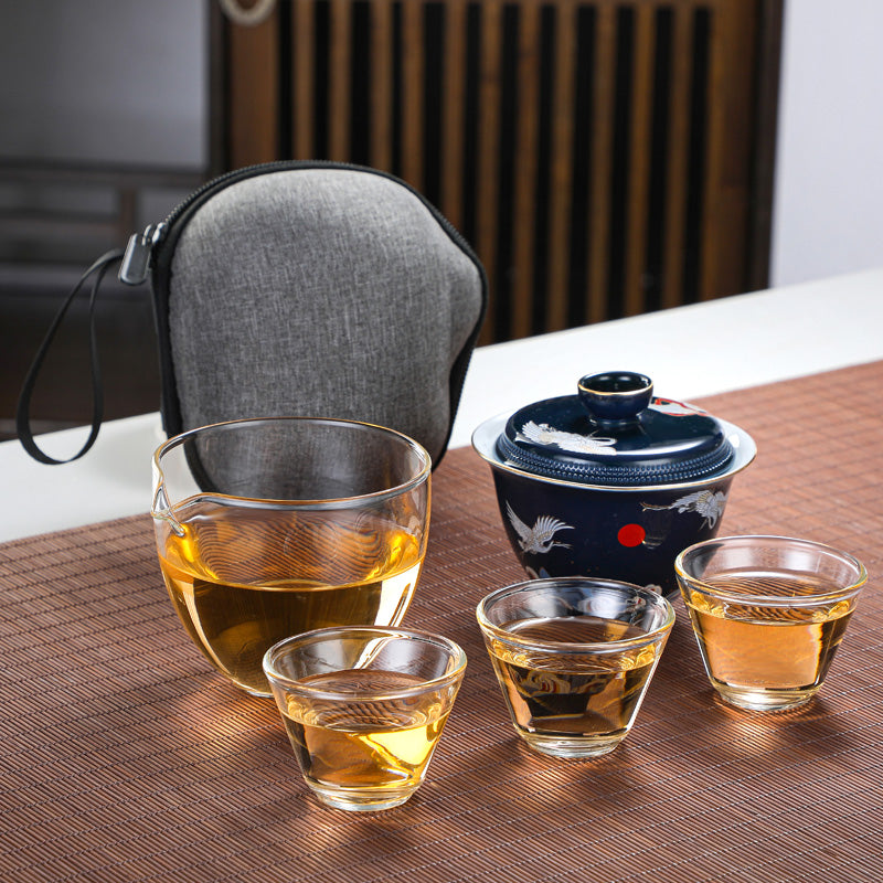 Portable Travel Tea Set Kung Fu Tea Set