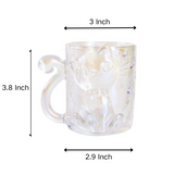 Cat Glass Cup Cartoon Coffee Mug Cute Teacup