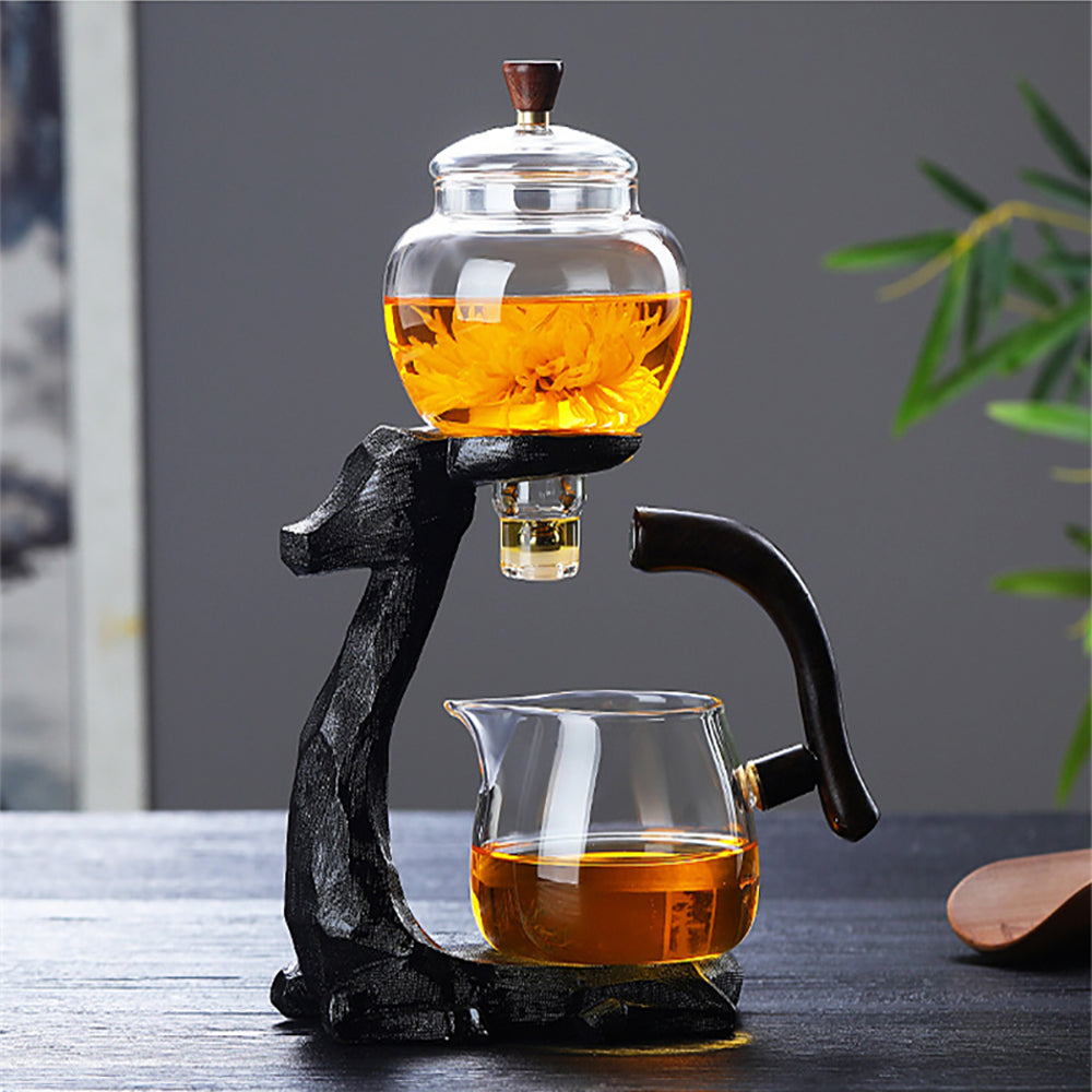 RORA Deer Magnetic Lazy Kungfu Glass Teapot Set