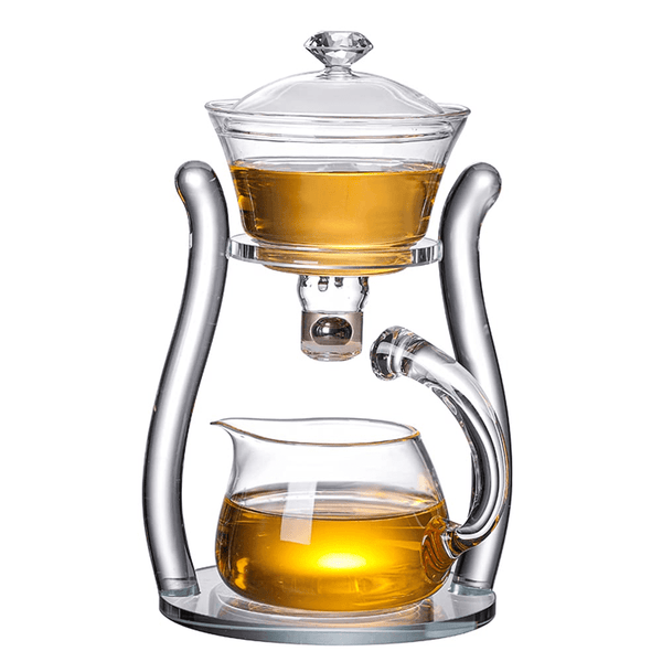 RORA Glass Automatic Lazy Tea Set Magnetic Kungfu Teapot – RORA TEAPOT