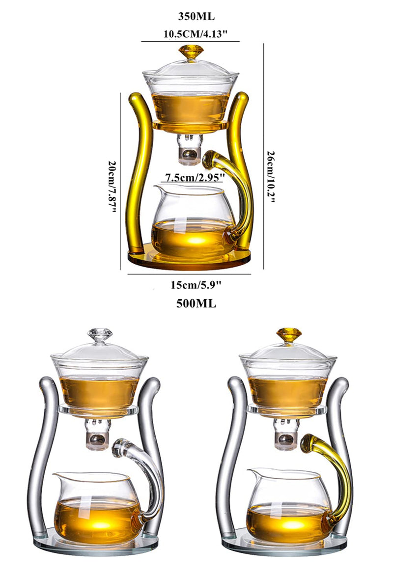 RORA Deer Magnetic Lazy Kungfu Glass Teapot Set – RORA TEAPOT