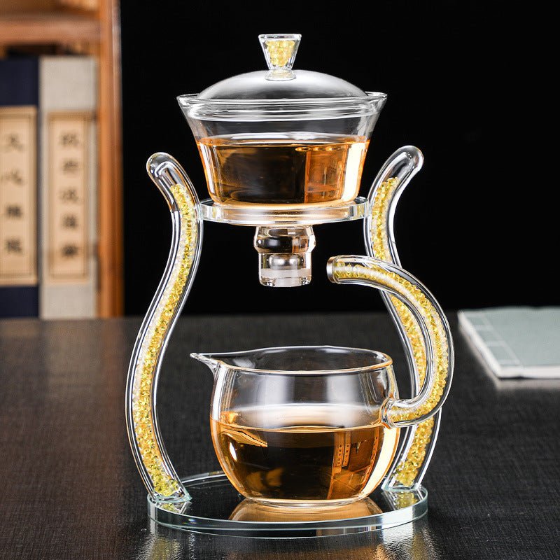 RORA Glass Teapot Set Glass Automatic Magnetic Teapot Set – RORA TEAPOT